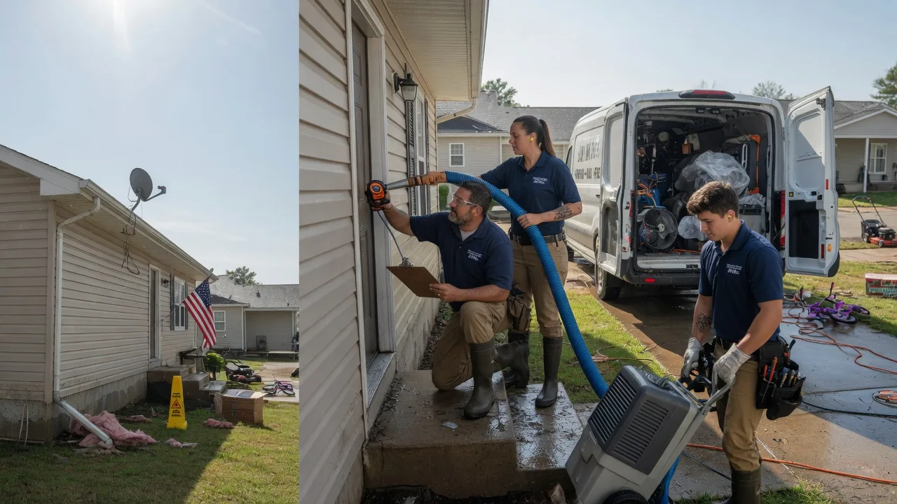 Ceiling Water Damage Restoration in Marble Rock, IA near me